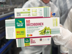 Brightly colored packaging 